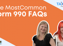 Common questions about Form 990 from our clients