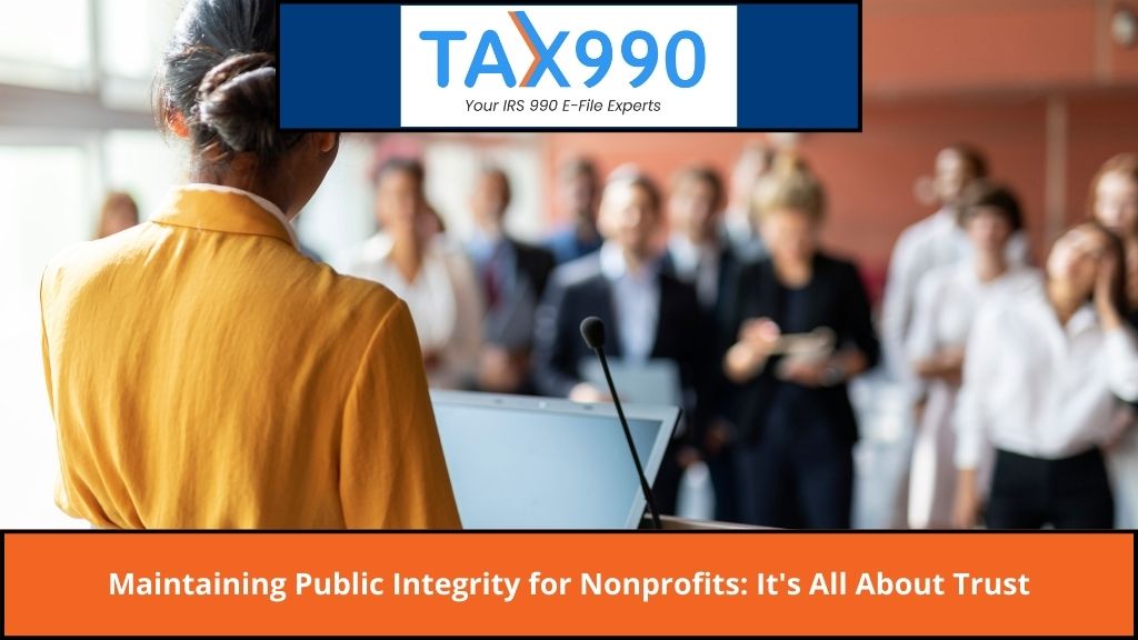 Maintaining Public Integrity for Nonprofit Organizations: It’s All About Trust