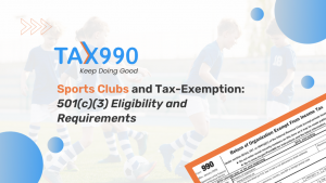 990 e-filing for sports clubs