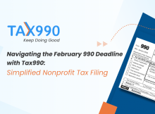 February 990 Deadline