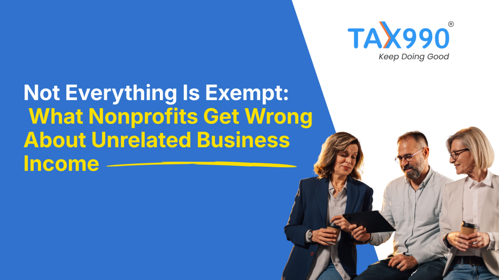 unrelated business income information blog for 990-t