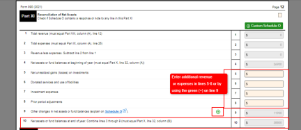 Line 9 Total Income Example Understanding the Balance Sheet Section of Form 990 - Blog - Tax990