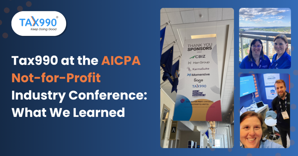 AICPA NFP Conference Tax990